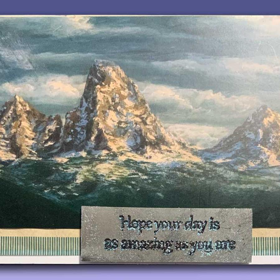 Amazing Day in the Tetons Card 