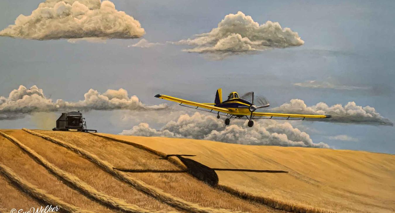 Crop Duster with Combine - Tal